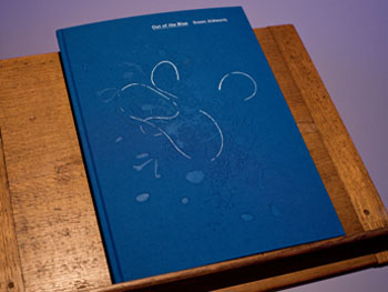 'Out of the Blue' artist book by Susan Aldworth. Photography by Colin Davison.